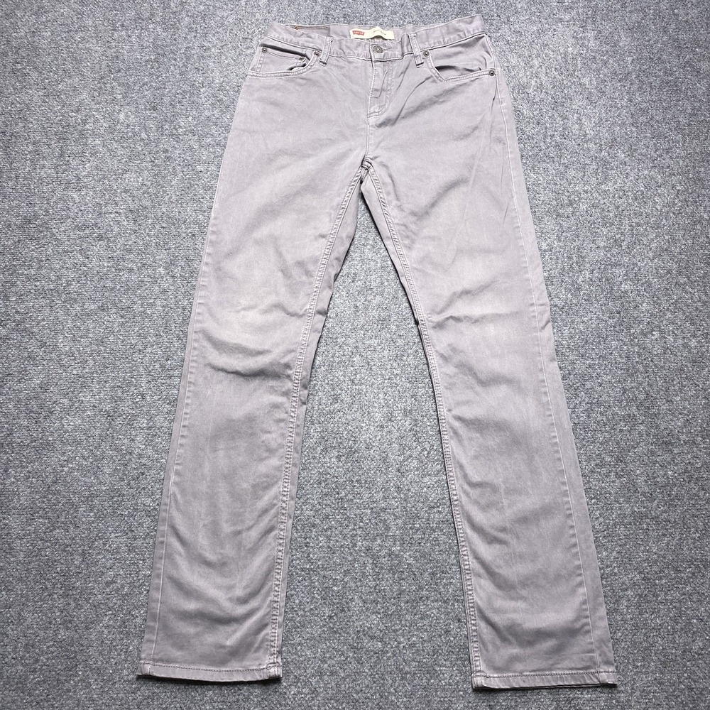 Levis 511 Slim Jeans Boys 18 Reg Gray Stretch Pants Five Classic Twill Everyday‎